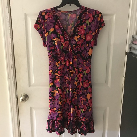 Apt. 9 Dresses & Skirts - Purple and Pink Floral Dress
